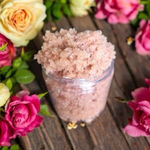 Luxury Hydrating Exfoliation Pink Himalayan Body Salt Scrub Skin Nutrition